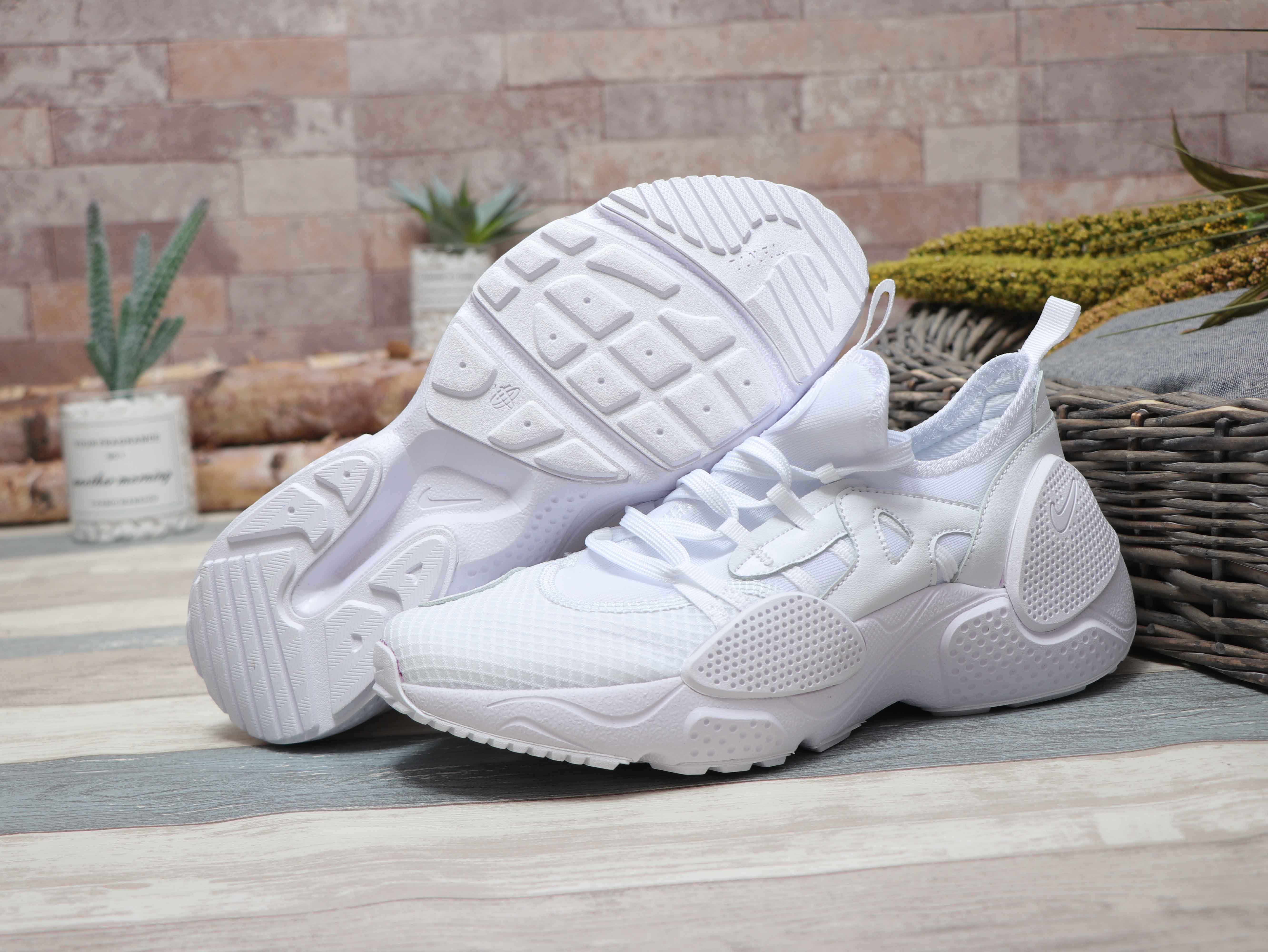 Women Nike Air Huarache 7 All White Shoes